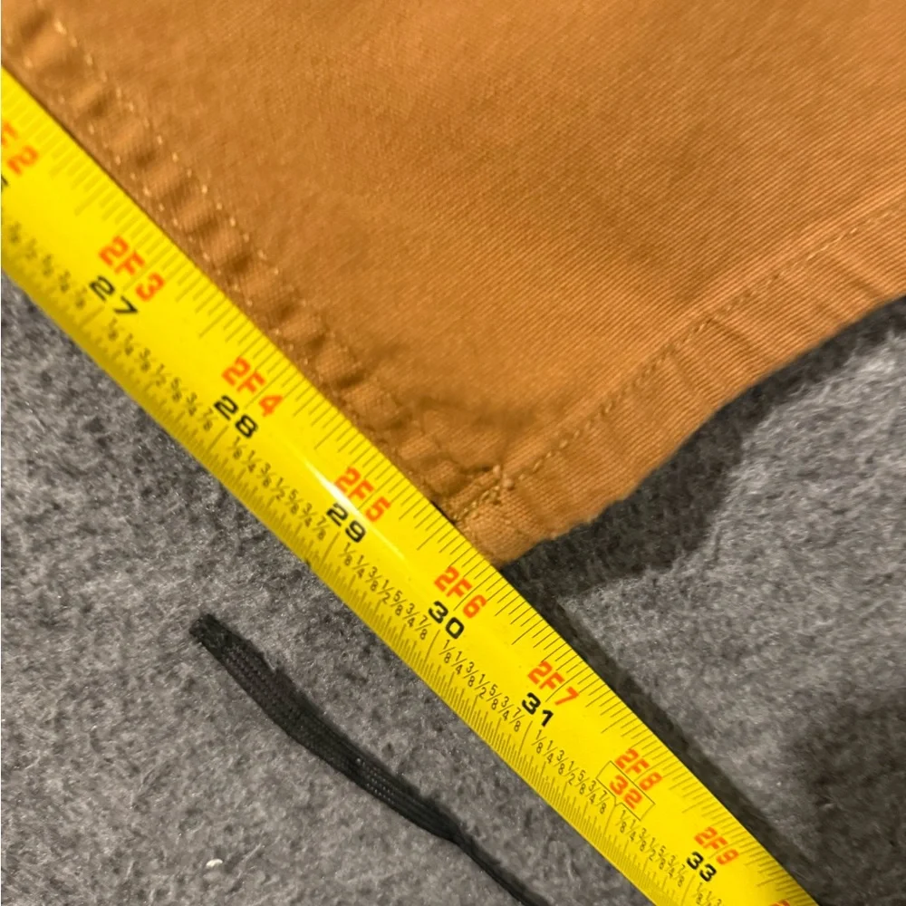 Carhartt Rugged Flex Canvas Work Pants Womens 12 brown Relaxed Carpenter BN5113 - Picture 6 of 12